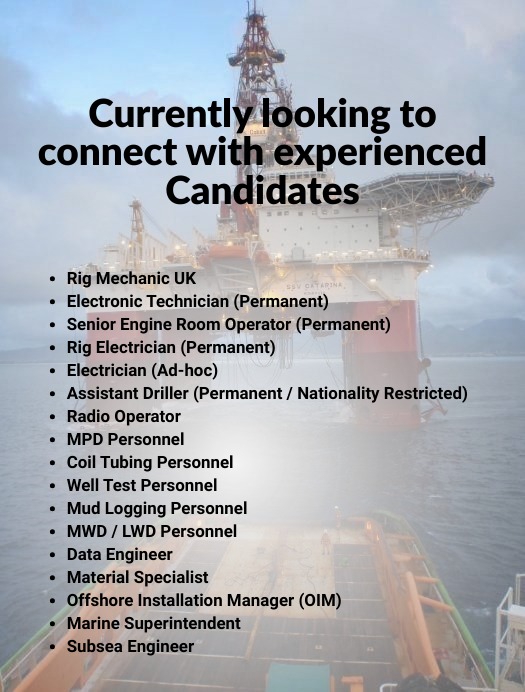 Offshore & Rig Professionals – Global Opportunities