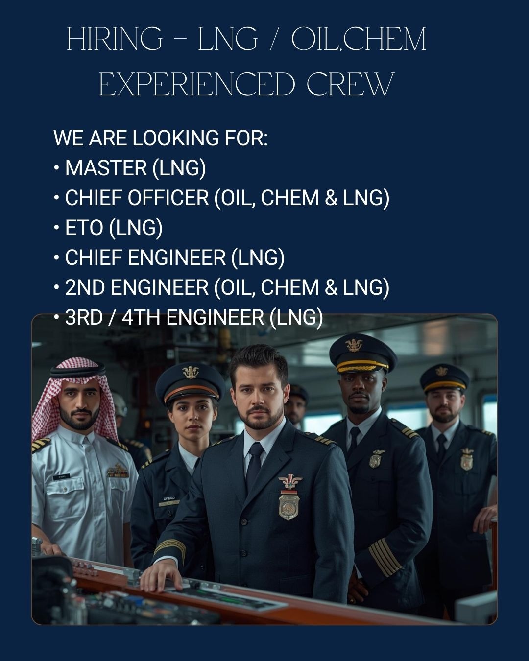 Oil & Chemical Crew job opportunities