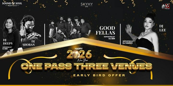 🎟️ One Pass. Three Venues. Unlimited Energy.