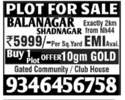 plots for sale
