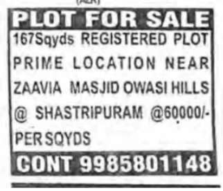 Plots for sale