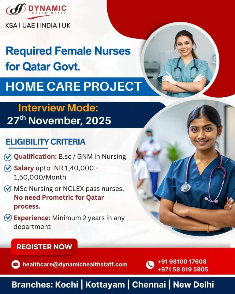Qatar – Female Nurses (Home Care Project)