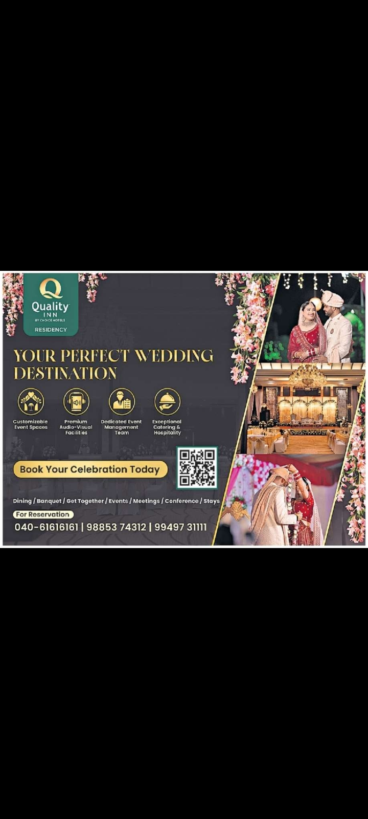 Quality Inn Residency – Wedding & Events services!!!