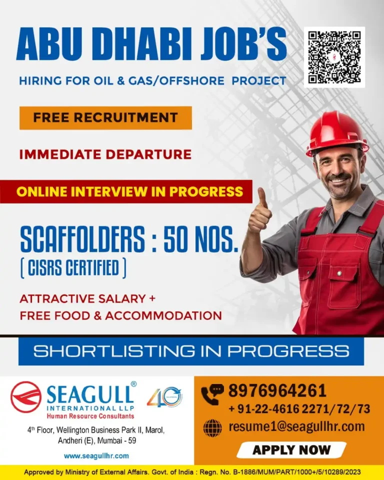 required Scaffolders – Abu Dhabi