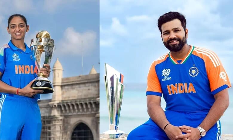 Rohit Sharma, Harmanpreet Kaur Conferred Padma Shri