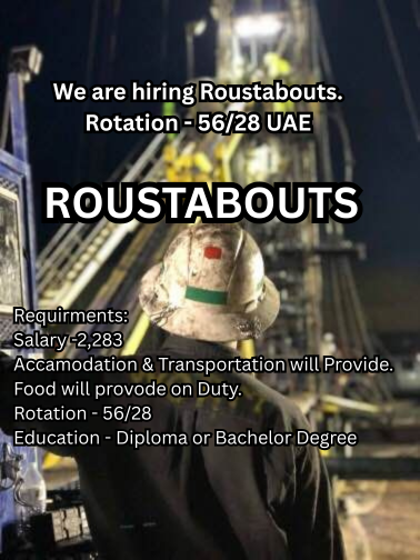 ROUSTABOUTS job – UAE