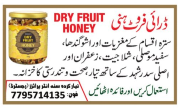 ROYAL DRY FRUIT HONEY