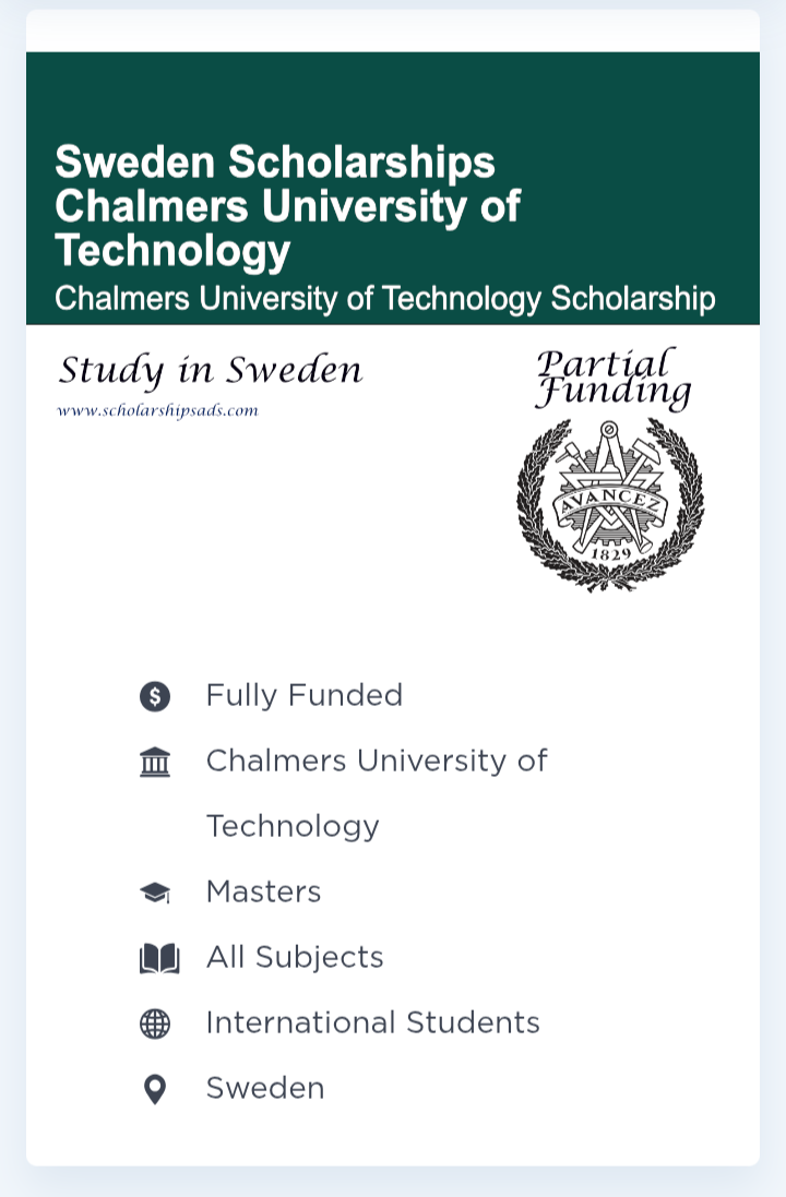 Scholarship 2026 – Sweden