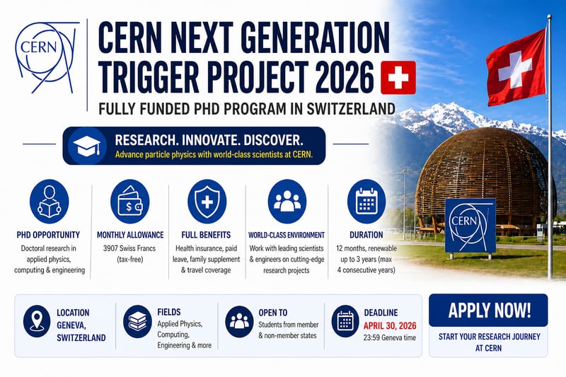 scholarship alert Switzerland