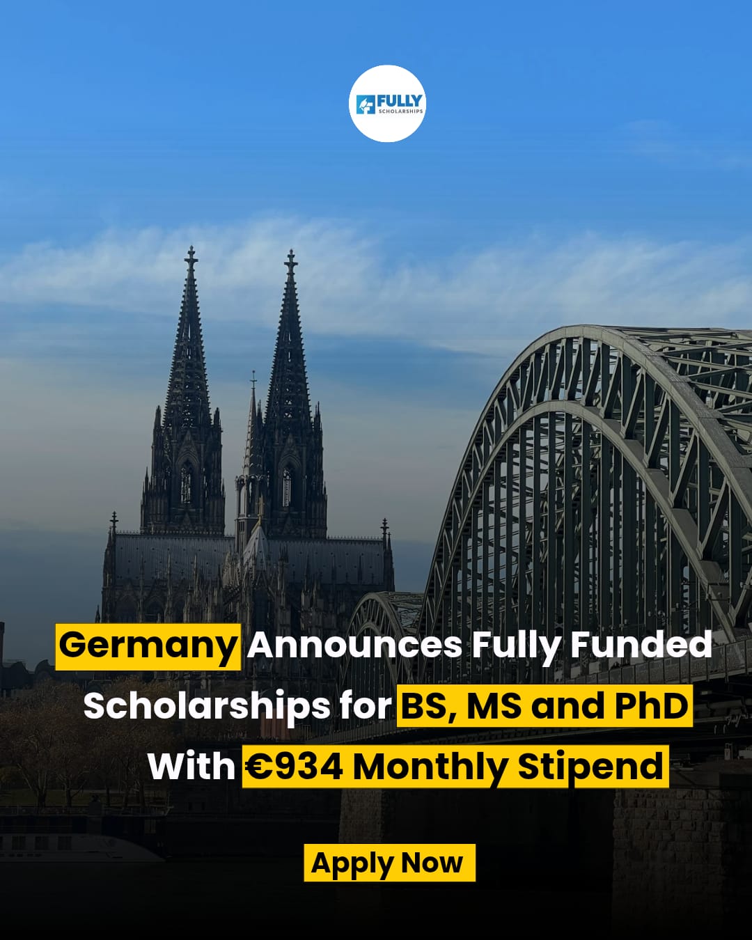 scholarship for any degree in Germany