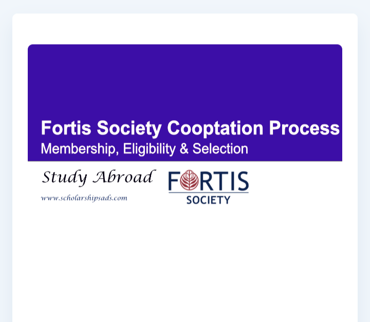 scholarship for Society Cooptation globally