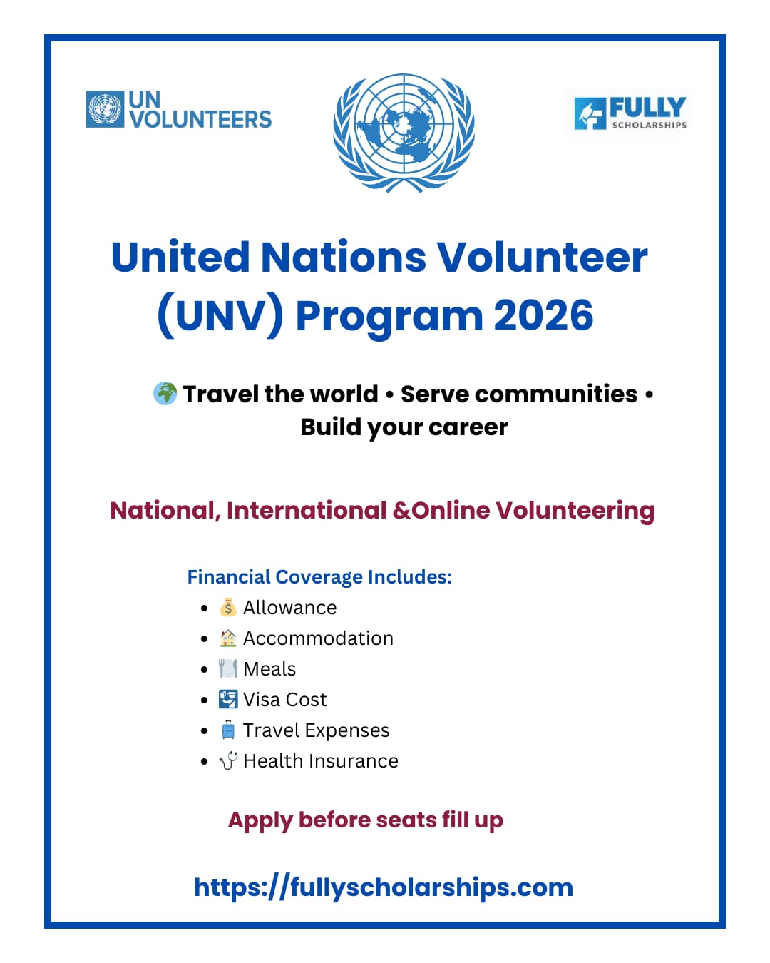 Scholarship for (UNV) Program