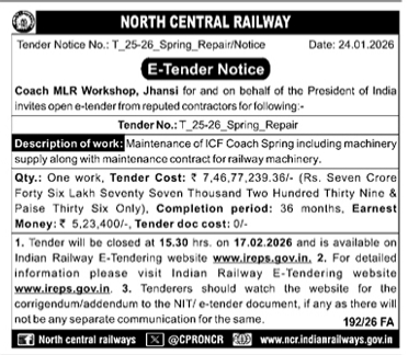 Tender Notice
