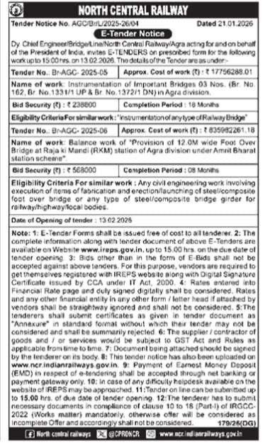 Tender notice