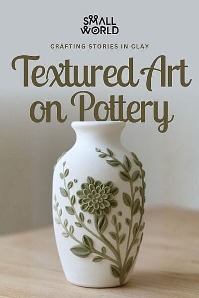 Textured Art on Pottery