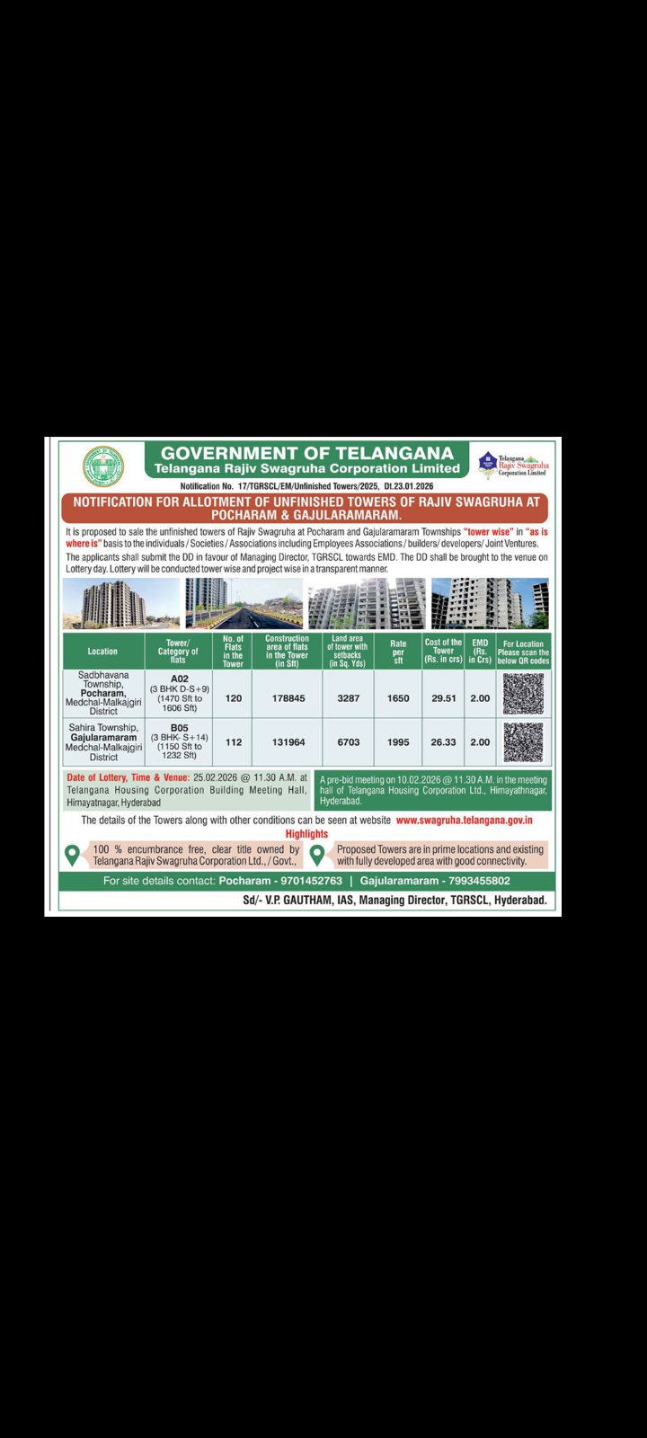 🏗️ TGRSCL Notification