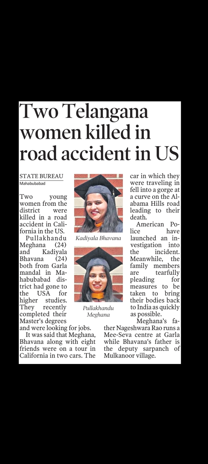 Tragic Road Accident