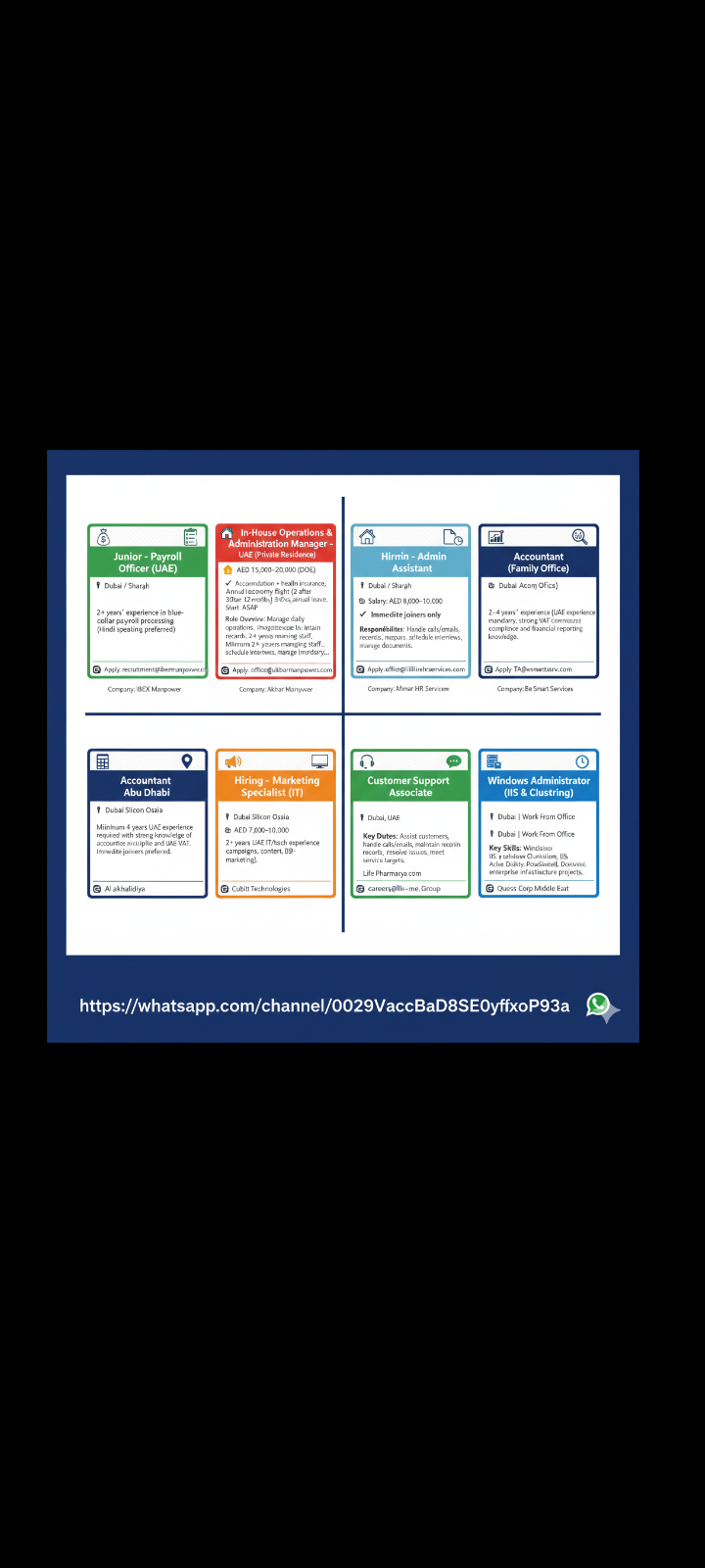 🚨 UAE Job Openings – Apply Now