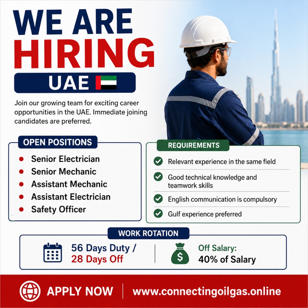 URGENT JOB OPENINGS – UAE 🇦🇪