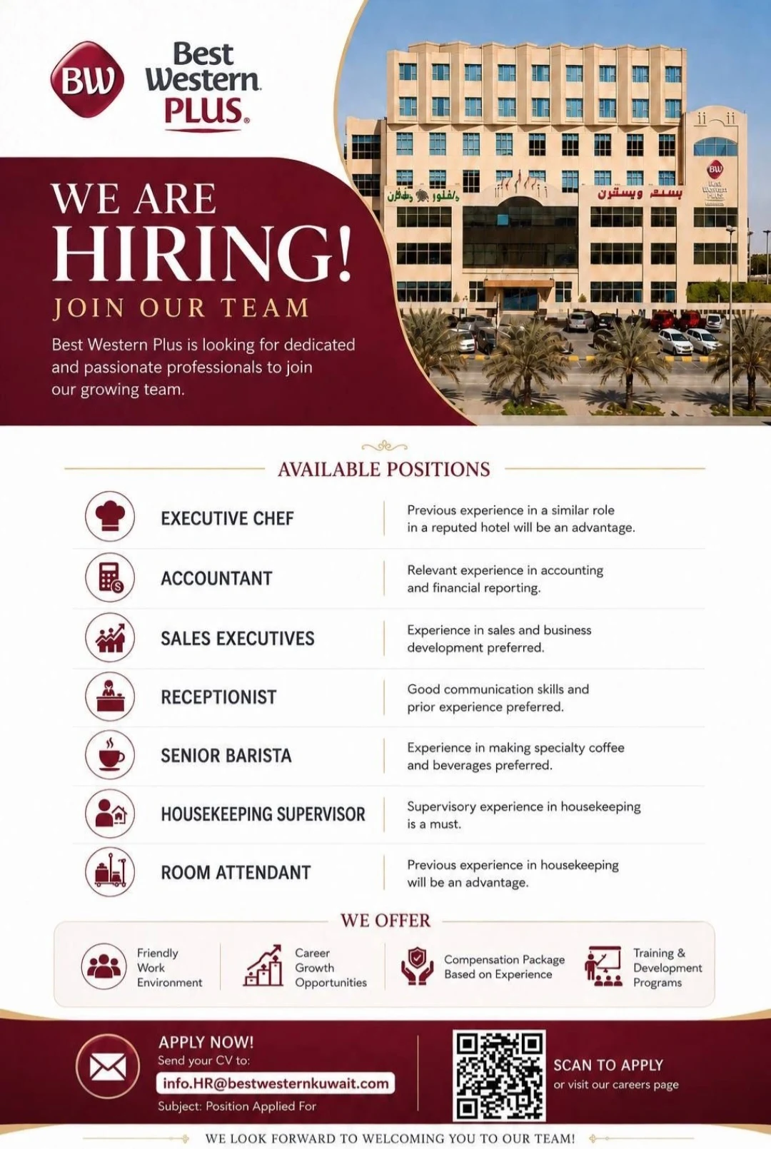 URGENT JOB OPENINGS 🇰🇼