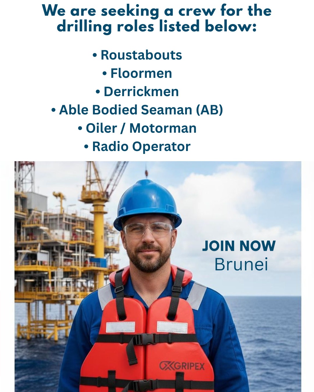 Urgent Requirement – Drillship Crew