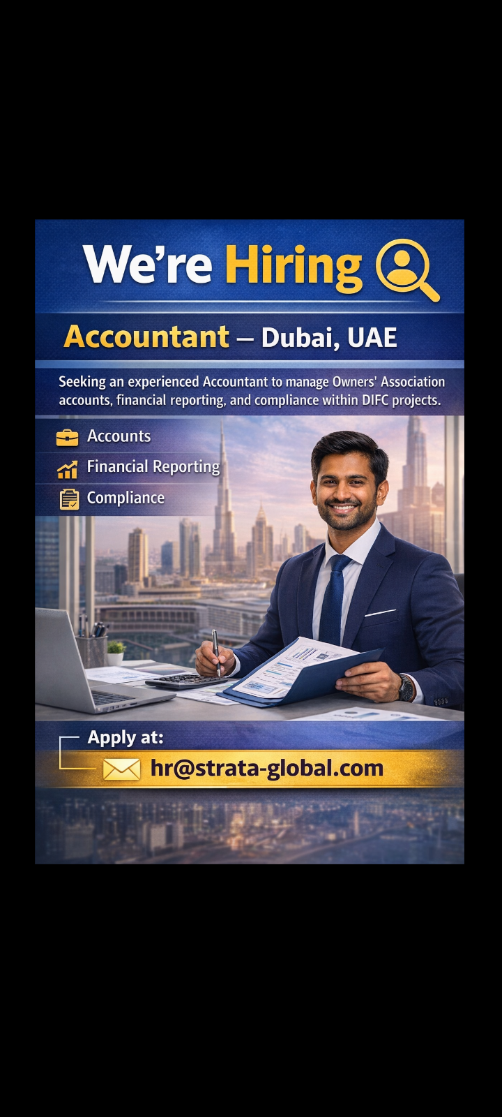 📢 We’re Hiring – Accountant | Dubai, UAE 💼