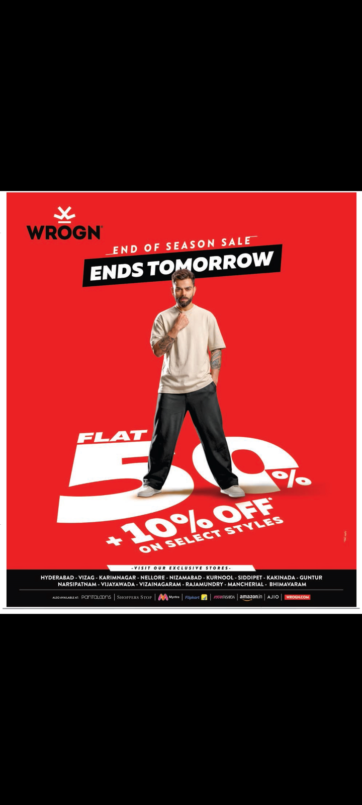 WROGN – End of Season Sale up to 50% off!!!!!