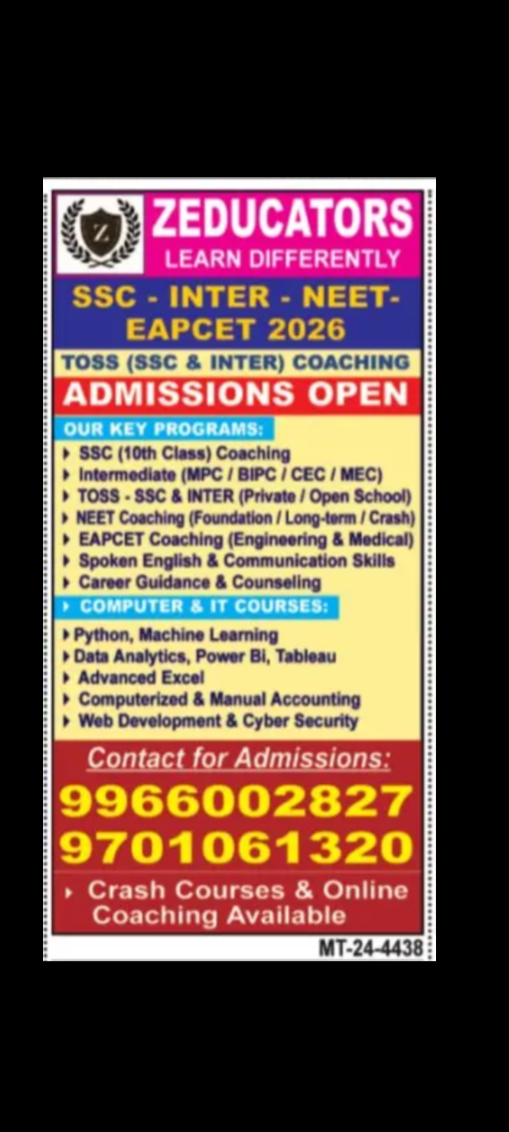 Zeducators – Admissions Open for 2026 🎓