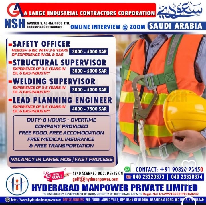 A large industrial contractor