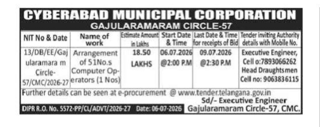 CYBERABAD MUNCIPAL CORPORATION