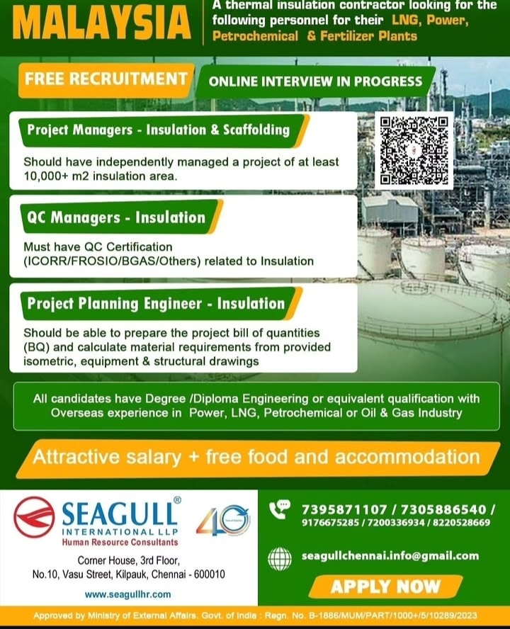 Engineering & Management Job Vacancies in Malaysia