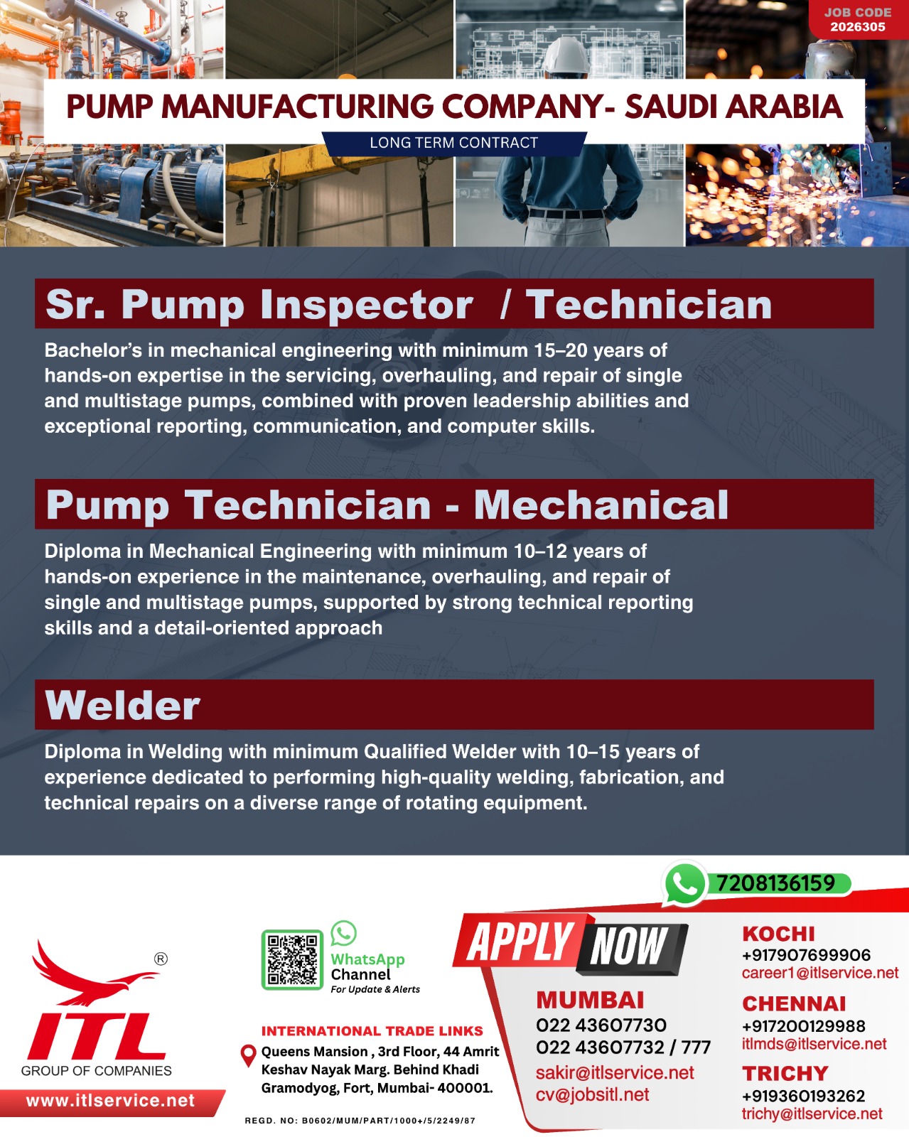HIRING FOR SAUDI ARABIA