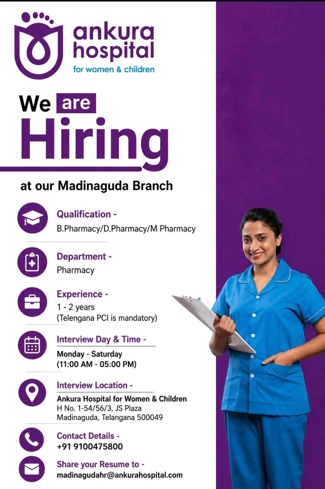 Hiring now!!!!