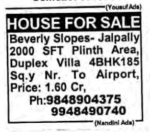 HOUSE FOR SALE