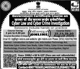 Master Cyber Law & Crime Investigation: 4-Day Certified Online Course
