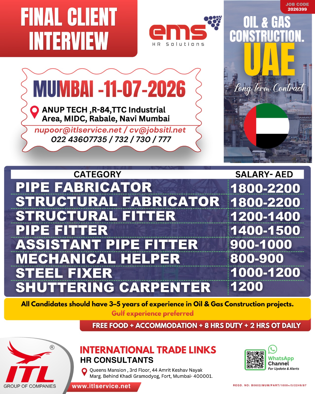 OIL AND GAS CONSTRUCTION OF UAE
