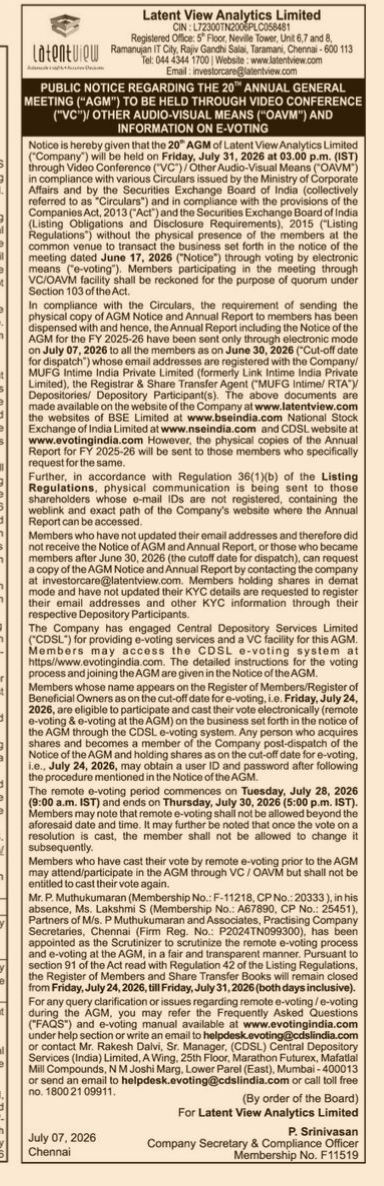 Possession notice