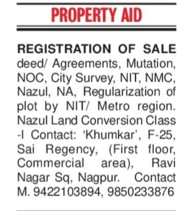 Property Aid Services in Nagpur