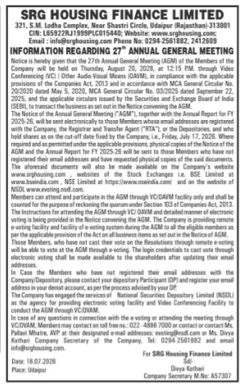 Public Notice for Shifting of Registered Office – M/s Mavia Homes Private Limited