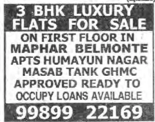 3 BHK Luxury Flats For Sale