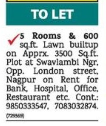 5 ROOMS AND 600 SQFT LAWN BUILTUP