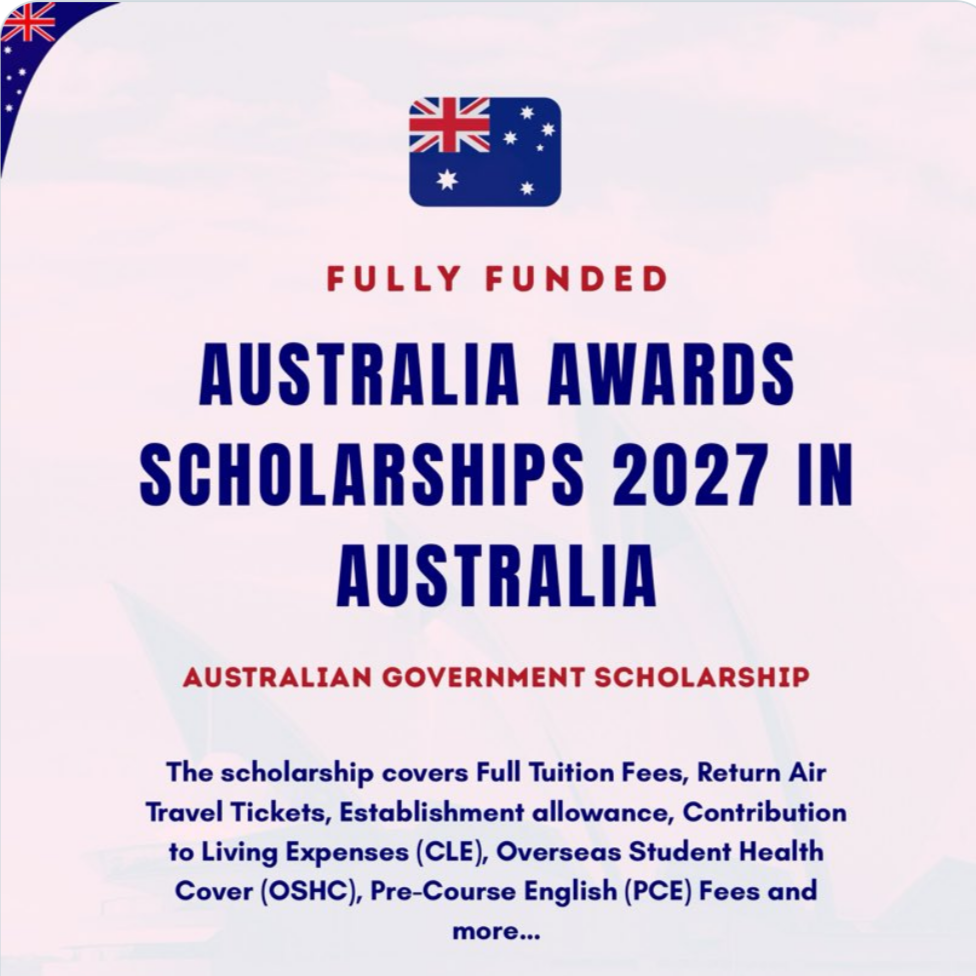 Australia Awards Scholarships 2027 | Fully Funded | Study in Australia