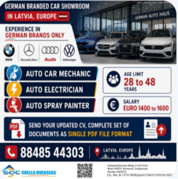 Auto Car Mechanic, Auto Electrician, Auto Spray Painter Latvia