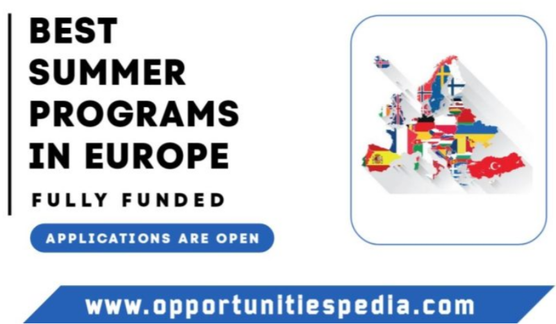Best Summer Programs in Europe 2026 (Fully Funded)