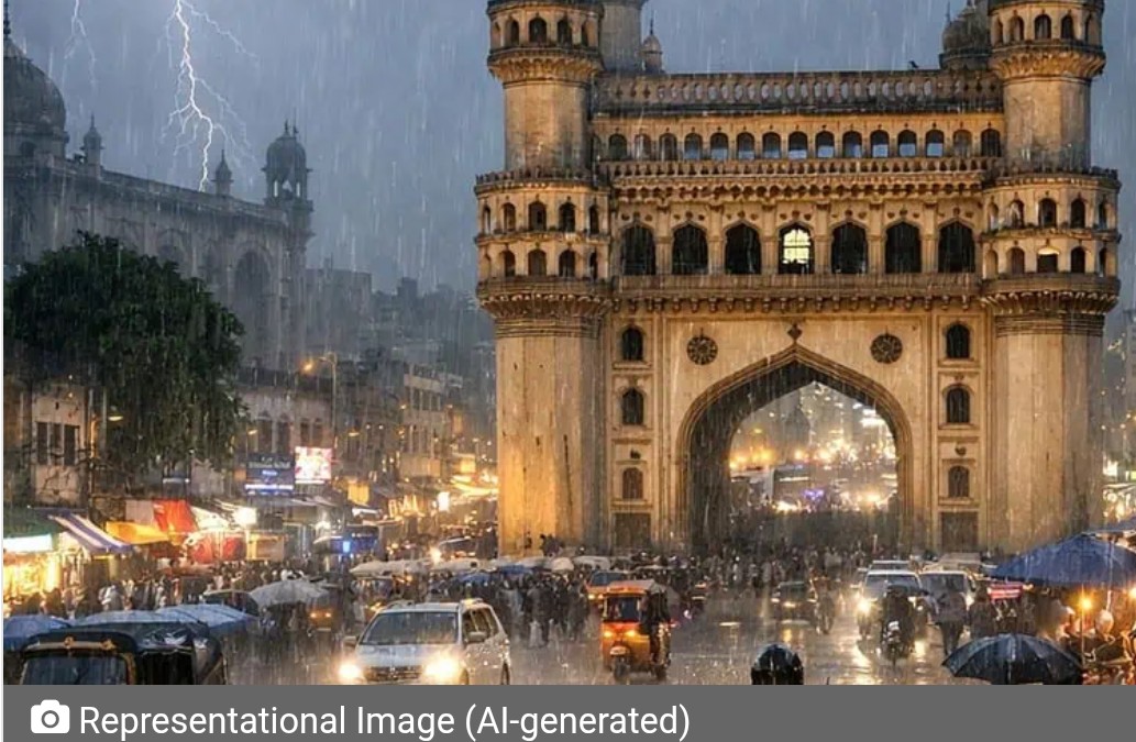 Brace for rains till June 5 as IMD Hyderabad issues thunderstorm warning