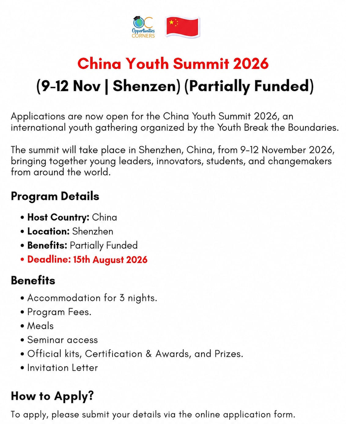 China Youth Summit 2026