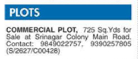 COMMERCIAL PLOTS FOR SALE