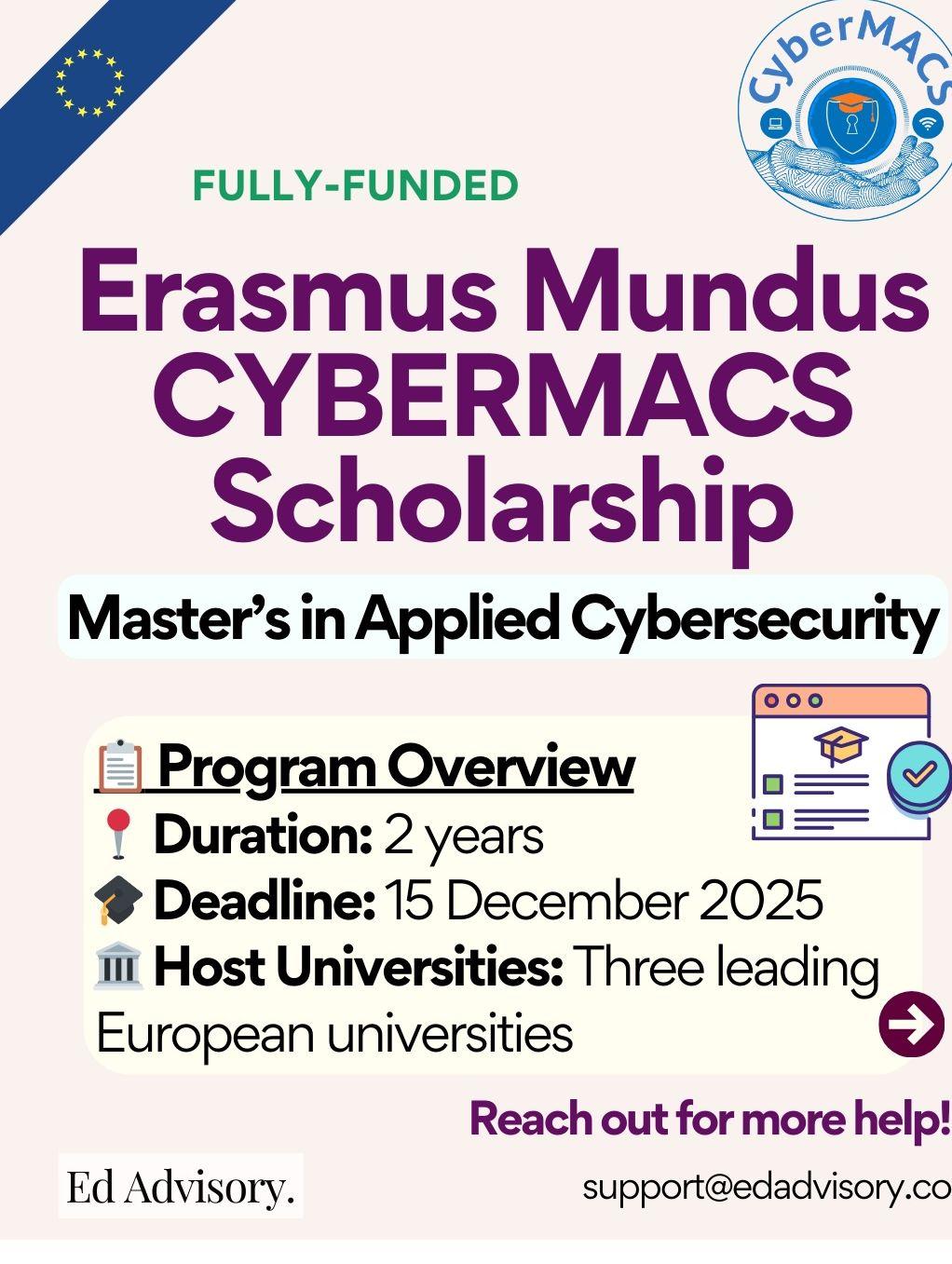 ERASMUS MUNDUS SCHOLORSHIPS