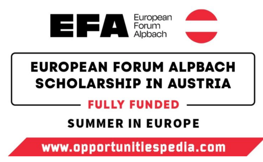 European Forum Alpbach Scholarship 2026 in Austria (Fully Funded)