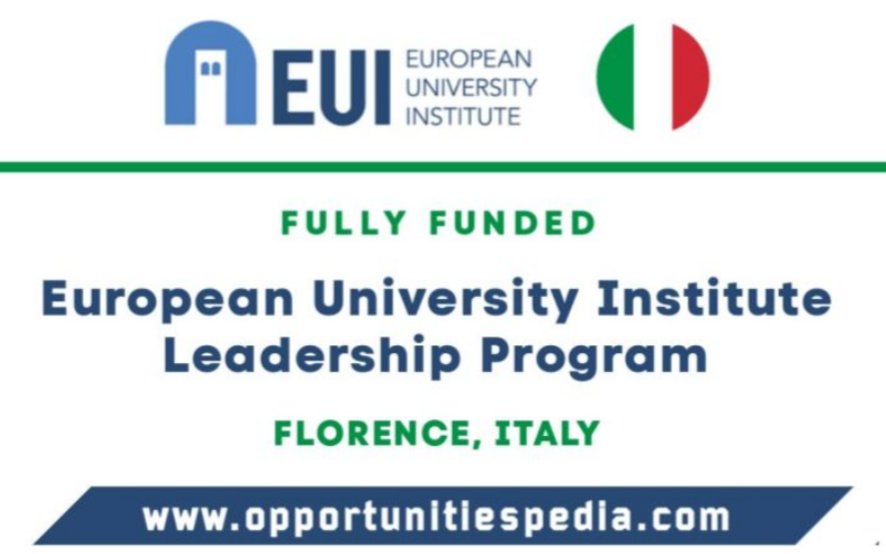 European University Institute Leadership Program 2026 in Italy (Fully Funded)